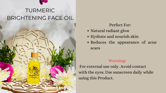 Turmeric Brightening Face Oil