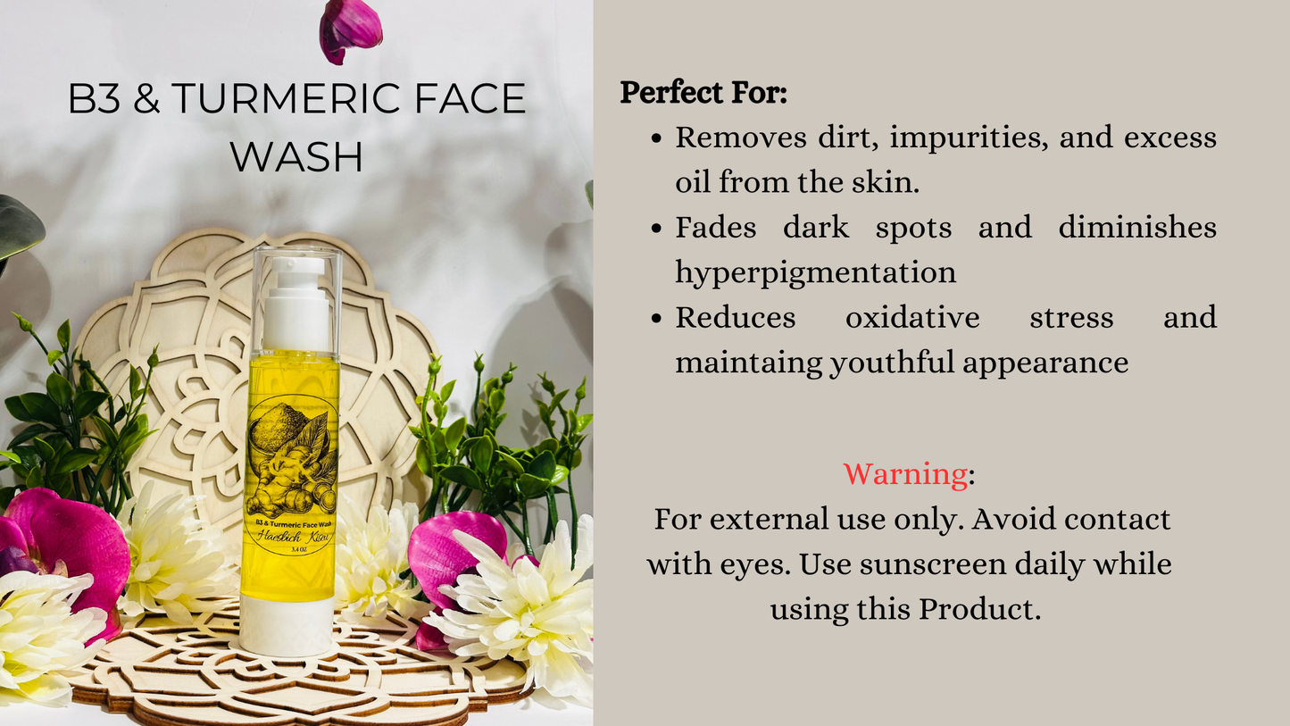 B3 & Turmeric Face Wash