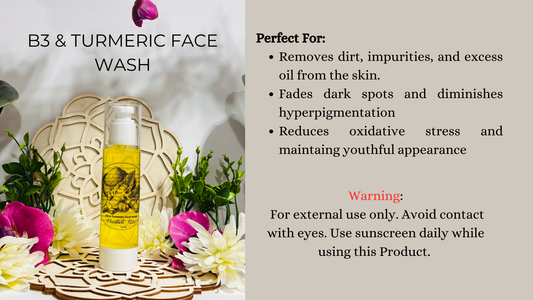 B3 & Turmeric Face Wash